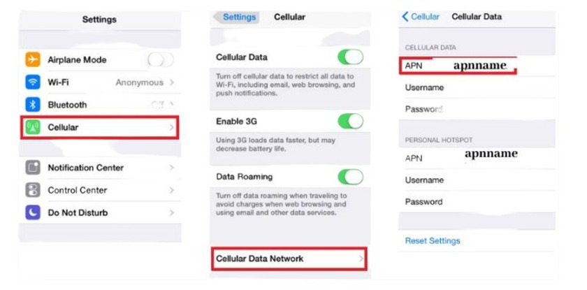 apn settings for unlimited data boost mobile